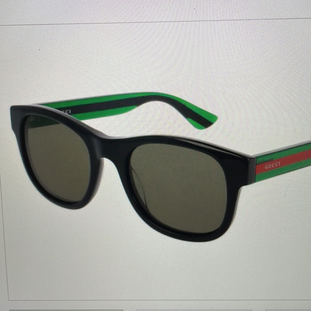Gucci Sunglasses Black/Green